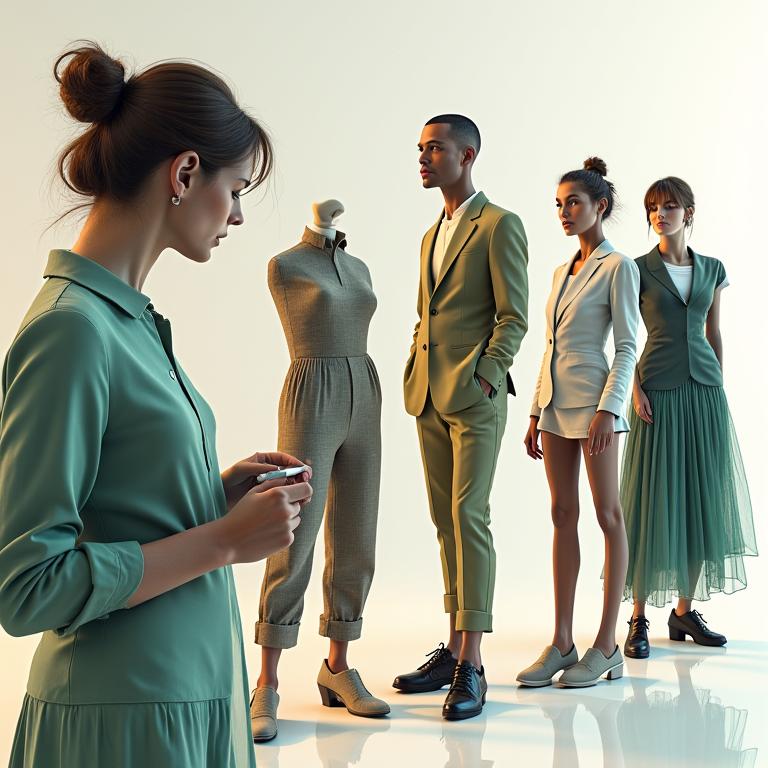 Custom clothing design process